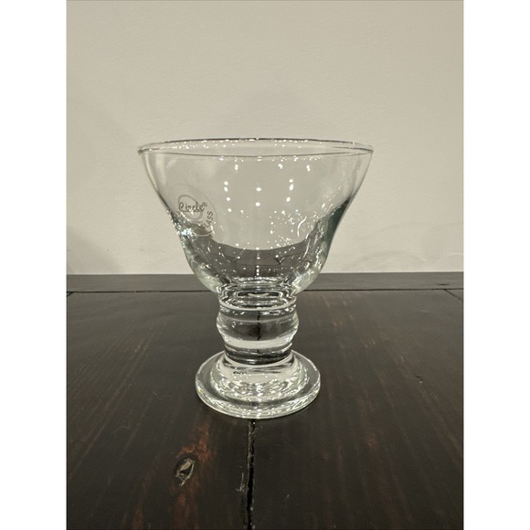 Set of 4 Circle Art of Glass Short-Footed Goblets (6 oz) - Handcrafted in Turkey - Picture 4 of 4
